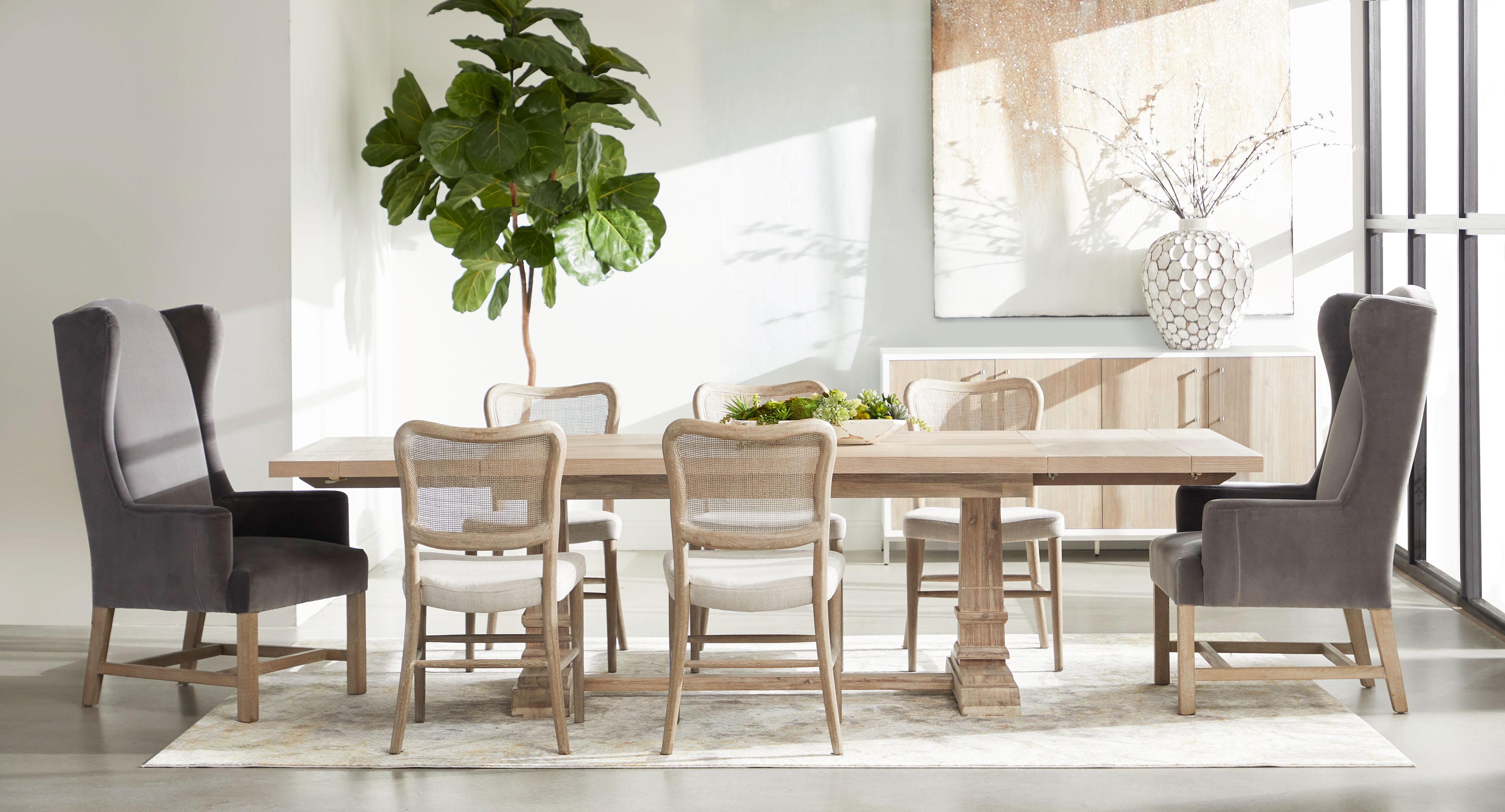 Hudson dining table top and chairs